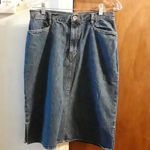 Jean Skirt, size 10